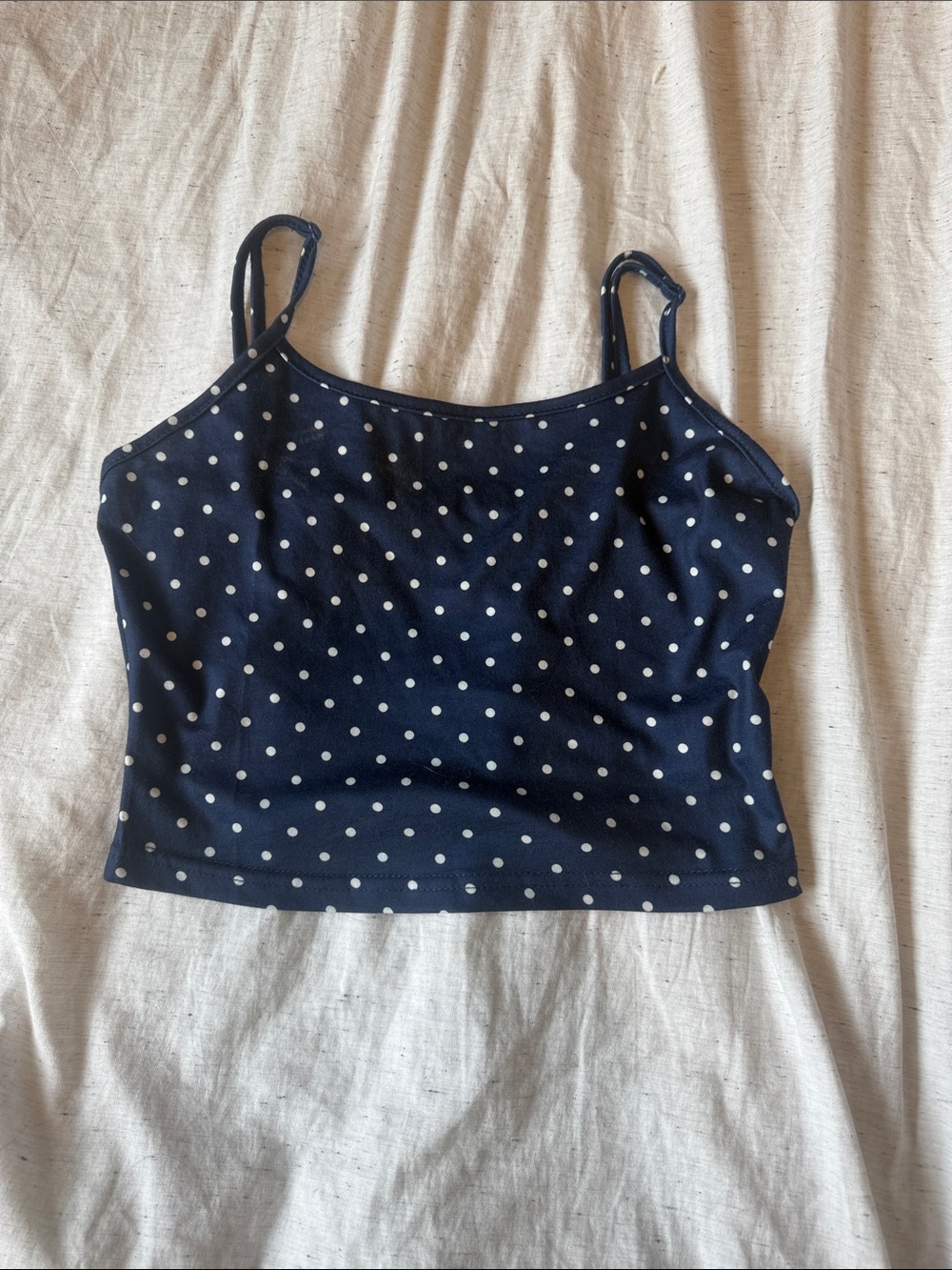 Polka dot tank top